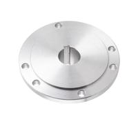 BAFOVY Plaque Frontale de Tour en Acier à Haute Teneur en Manganèse, 130 Mm, Surface de Coupe Plate à 3 Trous pour les Utilisateurs de Tour à Bois K11 130 K12 130 K72 130 (28mm)