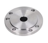 BAFOVY Plaque Frontale de Tour en Acier, Plaque Frontale en Acier à Haute Teneur en Manganèse, 100 Mm, 6 Trous de Montage, Surface de Coupe Plate pour K11 100 K12 100 K72 100, Configuration et (16mm)