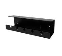 BAFOVY Plateau de Gestion des Câbles sous Le Bureau, Organisateur avec Deux Méthodes de Montage de Grande capacité, Conception Ventilée pour Le Bureau et la Maison (Black)