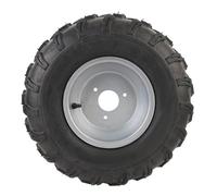 BAFOVY Pneus en Caoutchouc Robustes 8 Pouces 17X7.00-8 Pneus ATV Pneus UTV Pneus Tout-Terrain 6PR Profil Robuste avec Moyeu à 3 Trous pour ATV UTV Go-Kart Golfcart Tondeuse à Gazon