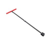 BAFOVY Poignée en T en Acier, clé en T de 28 Pouces avec clé Utilitaire Multifonctionnelle à 4 Voies, clé de Compteur d'eau, Outil D'arrêt d'eau forcé pour Vanne D'arrêt Principale de