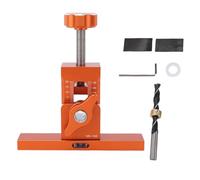 BAFOVY Porte D'armoire Gabarit de Montage, Dispositif de Perçage avec Mèche de 10 Mm et Niveau à Bulle intégré avec Patins Antidérapants, échelles Doubles pour Installation Précise