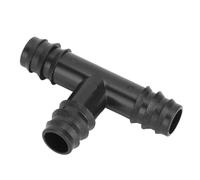 BAFOVY Raccord de Tuyau Pivotant PP Connecteur d'irrigation 16 Mm Droit à Travers 100 Pièces Facile à Installer pour Tuyau PVC PPR PE Réparation et Extension du Système d'arrosage de Jardin (Té
