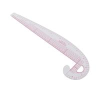 BAFOVY Règle Incurvée, Règle Courbe Flexible Transparente en Plastique 58 Cm pour la Conception et la Couture de Patrons de Couture