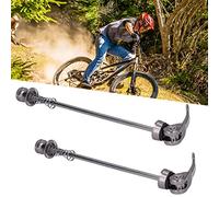 BAFOVY Road Mountain Bicycle Release Rapide Brochettes Bargon sur la Brochette Arrière Avant, Forte Résistance à la Corrosion, Haute Résistance, Poids Léger, Costume de Près de 99% de (Ti Couleur)