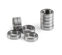 BAFOVY Roulement Miniature 6700zz, 10pcs 6700zz à Double Blindée Section Fine des Roulements à Boule de Mur 10 * 15 * 4 Mm, Fabriqués à Partir D'acier à Roulement, à Faible Bruit et à