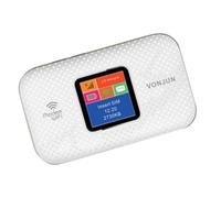 BAFOVY Routeur sans Fil 4G LTE, Point D'accès WiFi Mobile Portable Haute Vitesse 300 Mbps avec Emplacement pour Carte SIM et Alimentation de Type C, pour l'europe, L'Afrique, l'asie,