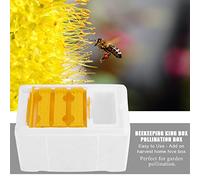 BAFOVY Ruche Outil d'apiculture Boîte Roi Boîte de Pollinisation Matériau EPS Couleur Blanche Structure de Pollinisation du Jardin Entretien Minimal