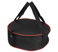 BAFOVY Sac de Rangement Alimentaire Portable Bowl, Fermeture éclair à Double extrémité, Sangles à Double côté, Doublure Noire avec Intercouche éponge, Tissu Oxford, Camping, Contenants