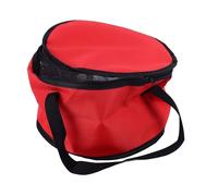 BAFOVY Sac Isotherme Rond, Support de Cocotte en Tissu Oxford 11 X 7 Pouces avec Couvercle et Poignées, Support de Nourriture isolé Pliable pour Pique-nique, Réunions en Plein Air, Repas de Famille