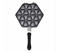 BAFOVY Samosa Maker Pan Plaque de Cuisson en Alliage d'aluminium Antiadhésive 26 X 41,5 Cm Chauffage Rapide et Uniforme Outil de Biscuit de Boulette de Pâtisserie Polyvalent pour la Cuisson de