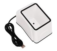 BAFOVY Scanner de Codes à Barres, Scanner QR de Bureau ABS USB 5 V Automatique 1D 2D Décodage Rapide Alerte Sonore pour Paiement Mobile Comptoir de Vente au Détail Bureau de Caisse