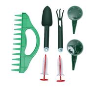 BAFOVY Semoir 12 Trous avec 2 Petits Semoirs et 2 Accessoires Distributeur Manuel de Graines pour Fleurs Légumes