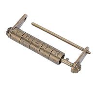 BAFOVY Serrure à Code Antique Cadenas à Mot de Passe en Alliage de Zinc 8 X 3,5 X 1,5 Cm Serrure d'armoire de Style Chinois Vintage pour Boîtes en Bois, Boîtes à Bijoux, Armoires et Tiroirs