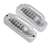 BAFOVY Serrure de Porte d'entrée Mécanique sans clé, Serrure à Code Numérique en Alliage de Zinc pour Portails et Clôtures, Accès sans clé, Large Plage de Température