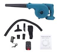 BAFOVY Souffleur de Feuilles à Vitesse Réglable de 18 000 TR/Min, Aspirateur à Batterie à 10 Cellules, Double Mode avec Refroidissement amélioré, Poignée Ergonomique pour Feuilles, (Prise UE)