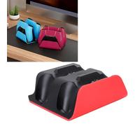 BAFOVY Station D'accueil de Chargeur de Contrôleur de Jeu Double pour Contrôleurs Edge et Slim avec Câble USB Charge Rapide en 2 Heures Indicateurs LED Surintensité (rouge noir)