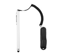 BAFOVY Stylet de Saisie pour écran Tactile avec Base de Montage en Corde à Ressort, Stylet en Alliage de Zinc de Haute Précision pour Tablettes, Smartphones, GPS