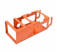 BAFOVY Support Mural Porte-gobelet pour Mug Orange, Porte-boisson, gobelet pour Mug avec Construction Robuste en Alliage D’aluminium pour Garage, Atelier, Bureau, Maison