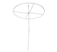 BAFOVY Support Rond pour Plantes, Piquet Grimpant en Acier Inoxydable pour | Treillis Circulaire pour Lierre, Gloire du Matin, Petit Diamètre 17,32 Pouces, Utilisation Extérieure Antirouille, Piquet