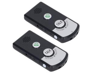 BAFOVY Système de Sonnette avec sans Fil (pack de 2) unité, Vocal Bidirectionnel avec une Portée de 1000 M, Longue Autonomie de Batterie, pour la Maison, le Bureau, L’hôpital