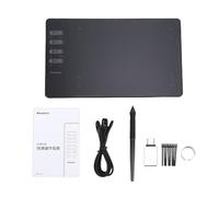 BAFOVY Tablette de Dessin Graphique, Zone Active avec 16384 Niveaux de Pression, 8 Touches de Raccourci et Stylet, Compatible avec Win Mac pour la Conception de Dessins d'art (P5)