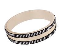 BAFOVY Tambour Océan Transparent, Matériau d'érable, élaboration du Potentiel Musical pour Enfants, Diamètre de 15,5 Cm, Percussion d'instruments de Musique de Tambours à Perles de Vagues, avec