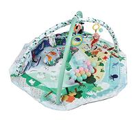 BAFOVY Tapis de Jeu pour bébé, Salle de Sport Pliable et Portable avec 6 Jouets Amovibles pour le Développement Sensoriel, L'éducation Précoce et les Activités au Sol (BB038)