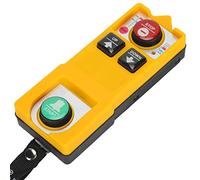 BAFOVY Télécommande de Grue, Contrôleur de Palan ABS, Interrupteur à 2 Touches IP68, 800 MHz, Portée de 100 M, Coque étanche pour Pont Roulant, Monorail, Grue à Chaîne, Pompe à Béton, Camion (ABS 3)