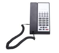 BAFOVY Téléphone Fixe Filaire Appel Mains Libres Contrôle du Volume Vocal Clair Gros Boutons Téléphone Filaire pour Bureau à Domicile Banque Centre d'appels Hôtel d'affaires