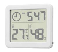 BAFOVY Thermomètre et Hygromètre Numérique ABS, Température et humidité, écran de 3,2 Pouces, 14 °F à 190,4 °F, Rafraîchissement en 10 Secondes pour Chambre de bébé, Tente de Culture, Sous-sol,