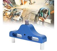 BAFOVY Traceur de Ligne de Recherche de Centre, Outil de Marquage Central en Alliage d'aluminium, Haute Précision pour le Travail du Bois et l'assemblage avec Plage de Mesure de 95 Mm (BLUE)