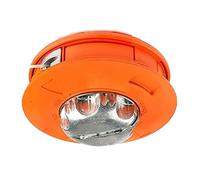 BAFOVY Trimmer Tête Remplacement Universal Lawn Trimmer Head Plastic Aluminium Head Aluminium avec Conception de Démantents pour Les Jardins Horticulture Lawns (Orange)