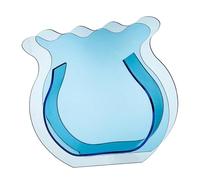BAFOVY Vase pour Aquarium Mini Bol à Poisson en Acrylique 21 X 22 X 6 Cm Conception épaissie Transparente Visualisation Claire pour Fleurs Racines de Poisson Décor Simple pour Dortoir de Bureau à