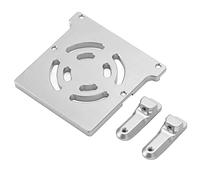 BAFOVY Voici la Traduction Directe en Français sans Aucune Explication Supplémentaire : Porte-réception en Alliage D'aluminium, Pièces de Mise à Niveau pour Voiture RC SCX2 (Silver)