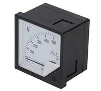 BAFOVY Voltmètre Analogique AC 0 à 500 V, Pointeur, Grand écran, Haute Résistance d'isolation, Conception Compacte pour Dispositifs de Contrôle d'équipement Industriel