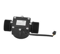 BAFOVY YF DN32 Débitmètre Industriel Capteur de Débit d'Eau en Plastique DC3 à 24 V Débitmètre à Effet Hall 1 à 120 L par Min Filetage G1 1 4 Pouces pour Chauffe-Eau, Fontaines à Eau, Systèmes de