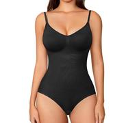 Bafully Body Gainant Femme Ventre Plat Gaine Amincissante Sculptant Shapewear Bodysuit Push Up Invisible Corset Minceur Body Shaper avec Bretelles Réglable
