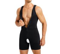 Bafully Débardeur de Compression Homme Maillot de Corps Gaine Ventre Plat Homme Amincissant Debardeur Sculptant Full Body Shaper sans Couture