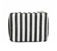 Bag-All Boîte de Rangement Maquillage & Bijoux | Trousse de Voyage Étanche pour Cosmétiques | Grande Pochette Organisateur Femme | Doublure Rayée | Rayé