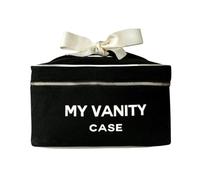Bag-All Grande Boîte Beauté My Vanity | Valise Maquillage Étanche avec Poignée et Poche Intérieure | Organisateur Cosmétique de Voyage | Doublure Rayée | Noir