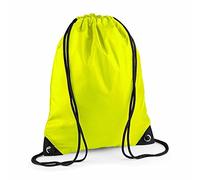 Bag Base - sac à dos à bretelles - gym - linge sale - chaussures - BG10 - jaune fluo