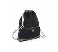 Bag-base - Sac a dos en toile a bretelles - BG542 - noir cordon gris