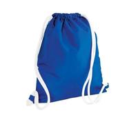 Bag Base Sac À Dos En Toile Cordons Épais - Bg110 - Noir Cordons Blancs