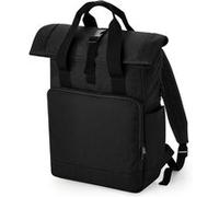 Bag-base - Sac à dos recyclé rolltop et poignées - BG118L - noir Noir G
