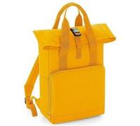 Bag-base - Sac a dos urbain rolltop et poignees - 14 litres - BG118 - jaune moutarde Jaune G