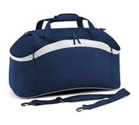 Bag-base - Sac de sport - BG572 - bleu marine et blanc Blanc G
