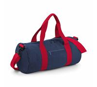 Bag-base - Sac de Voyage léger en Toile - BG140 (Bleu Marine/Rouge)
