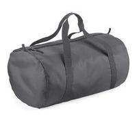 Bag-base - Sac de voyage toile ultra léger pliant - BG150 gris graphite - Packaway Barrel Bag Gris G
