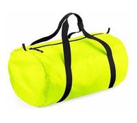 Bag-base - Sac de voyage toile ultra léger pliant - BG150 jaune fluo - Packaway Barrel Bag